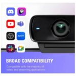 Elgato Facecam MK.2 – 1080p 60 Full HD Webcam, Pro Low-Light Performance, DSLR-Style App Control, HDR & Cinematic FX - Image 3