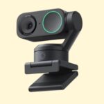 Insta360 Link 2 - PTZ 4K Webcam for PC/Mac, 1/2" Sensor, AI Tracking, HDR, AI Noise-Canceling Mic, Gesture Control for Streaming, Video Calls