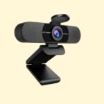 EMEET 1080P Webcam with Microphone, C960 Web Camera, 2 Mics Streaming, 90°FOV Computer Camera, Plug and Play