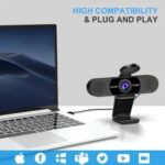 EMEET 1080P Webcam with Microphone, C960 Web Camera, 2 Mics Streaming, 90°FOV Computer Camera, Plug and Play - Image 2
