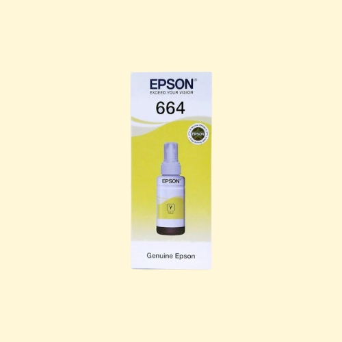 Epson 664 EcoTank Ink Bottle - 70ml, Yellow