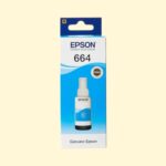Epson 664 EcoTank Ink Bottle - 70ml, Cyan