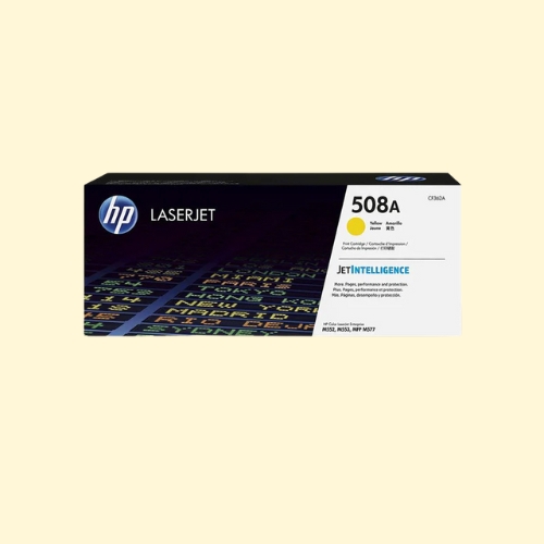 HP 508A Yellow Original LaserJet Toner Cartridge (CF362A)