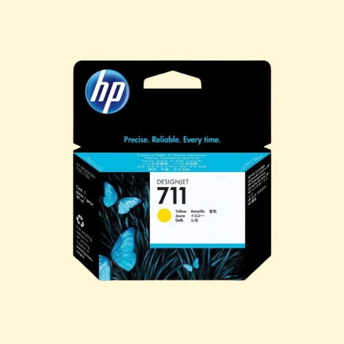 HP 711 Yellow Ink Cartridge (CZ132A)