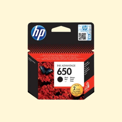 HP 650 Black Ink Cartridge (CZ101AE)
