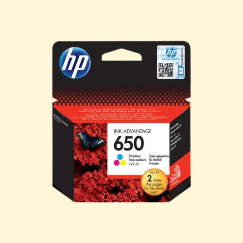 HP 650 Tri-Color Ink Cartridge (CZ102AE)