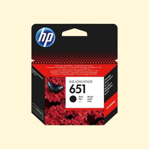 HP 651 Black Original Ink Advantage Cartridge (C2P10AE)