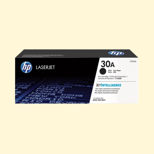 HP 30A Black Original LaserJet Toner Cartridge (CF230A)