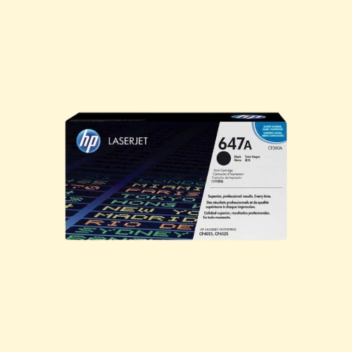 HP 647A Black Print Cartridge (CE260A)
