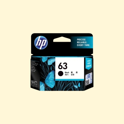 HP 63 Black Ink Cartridge (F6U62AA)