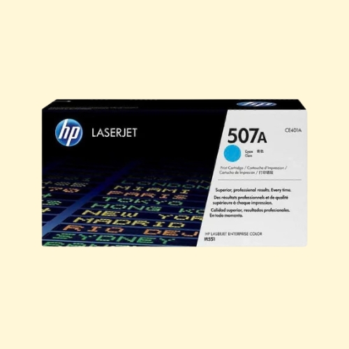 HP 507A Cyan Toner Cartridge (CE401A)