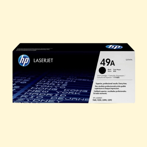 HP 49A Black LaserJet Toner Cartridge (Q5949A)