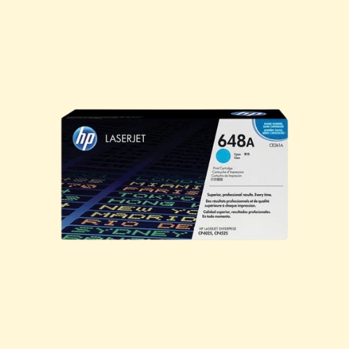 HP 648A Cyan Toner Cartridge (CE261A)