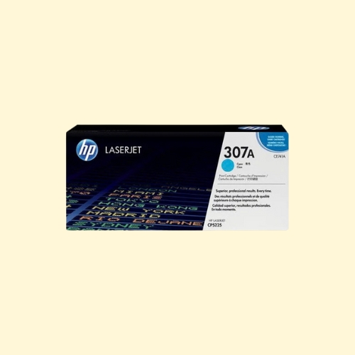 HP 307A Cyan Original LaserJet Toner Cartridge (CE741A)