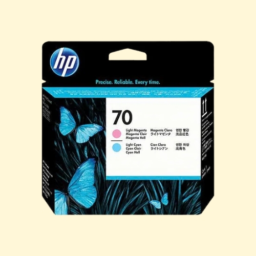 HP 70 Light Cyan & Light Magenta Ink Printhead Cartridge (C9405A)