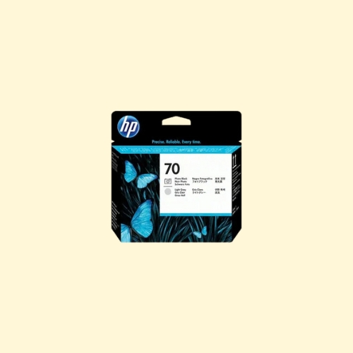 HP 70 Black & Light Grey Printhead Cartridge (C9407A)