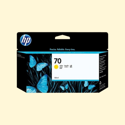 HP 70 Yellow Ink Cartridge 130ml (C9454A)