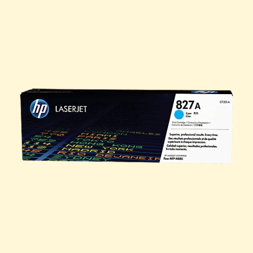 HP 827A Cyan Toner Cartridge (CF301A)
