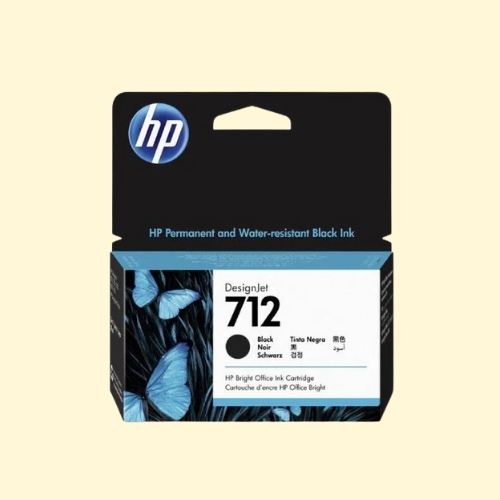 HP 712 38ml Black DesignJet Ink Cartridge 3ED70A