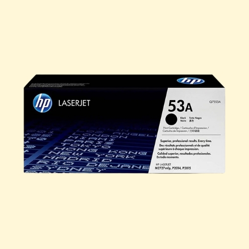 HP 53A Black LaserJet Toner Cartridge (Q7553A)