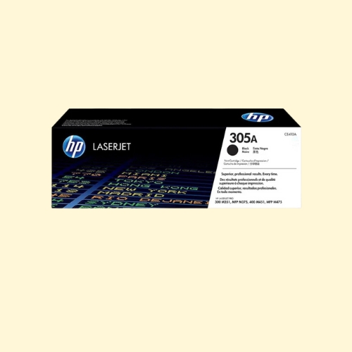 HP 305A Black Original LaserJet Toner Cartridge (CE410A)