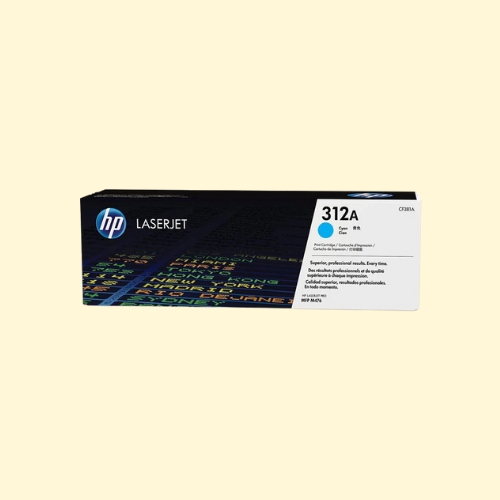 HP 312A Cyan Original LaserJet Toner Cartridge (CF381A)