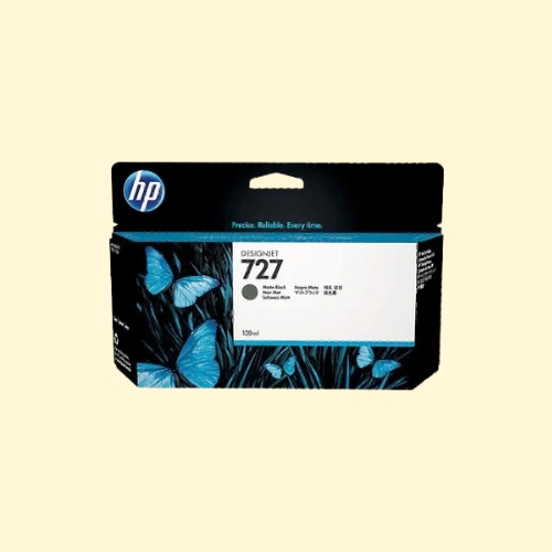 HP 727 130-ml Matte Black DesignJet Ink Cartridge B3P22A