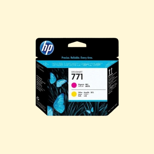 HP 771 Magenta and Yellow Original Printhead Cartridge (CE018A)