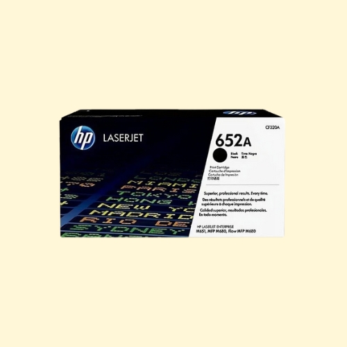 HP 652A Black Original LaserJet Toner Cartridge (CF320A)