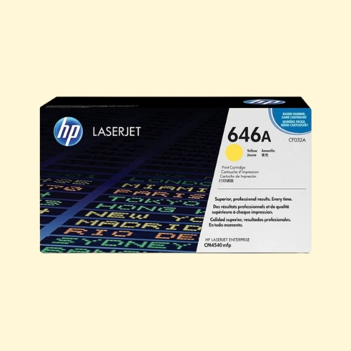 HP 646A Yellow Original LaserJet Toner Cartridge (CF032A)