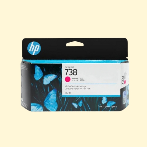 HP 738 130ml Magenta DesignJet Ink Cartridge (498N6A)