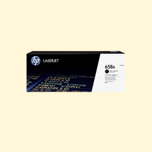 HP 658A Black Original LaserJet Toner Cartridge,W2000A