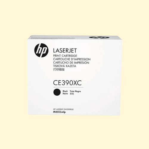 HP 90XC Black LaserJet Toner Cartridge (CE390XC)