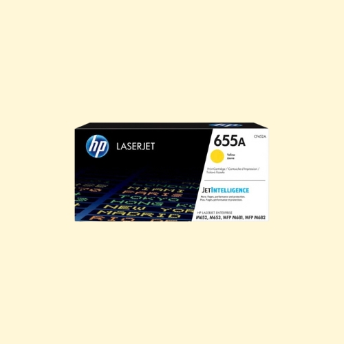 HP 655A Yellow Original LaserJet Toner Cartridge (CF452A)