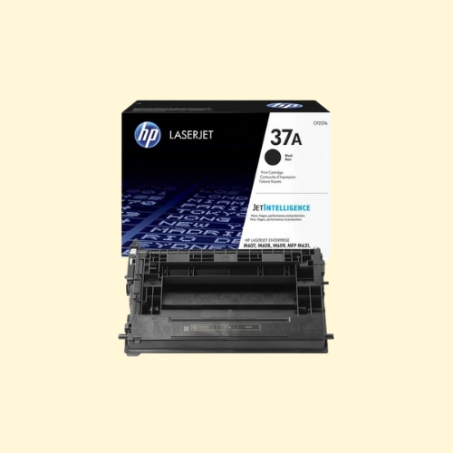 HP 37A Black Original LaserJet Toner Cartridge (CF237A)
