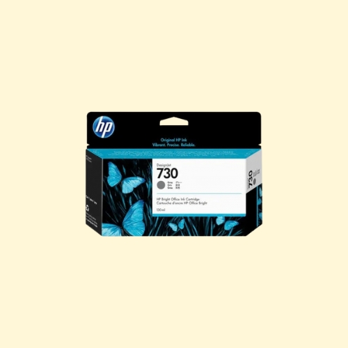 HP 730 130-ml Gray DesignJet Ink Cartridge (P2V66A)