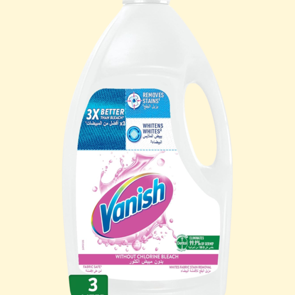 Vanish Liquid Fabric Stain Remover 3L for White clothes