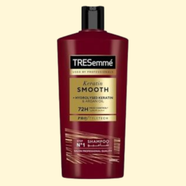 TRESemme Keratin Smooth Shampoo with Argan Oil for Dry & Frizzy Hair 600ml