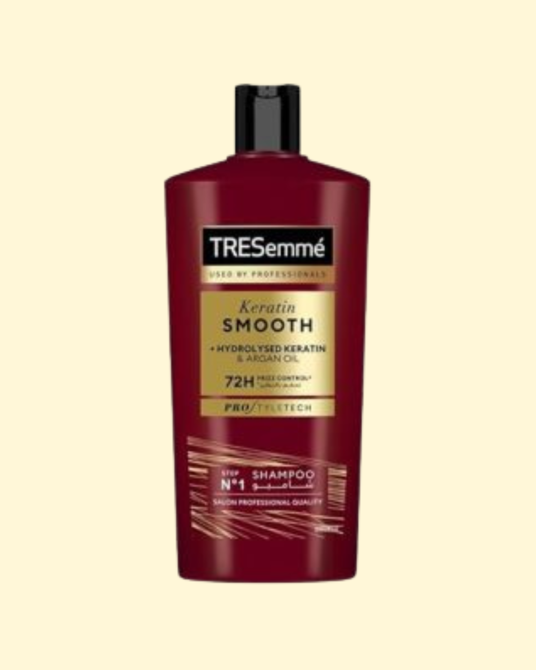 1 TRESemme Keratin Smooth Shampoo with Argan Oil for Dry & Frizzy Hair 600ml - Image 1