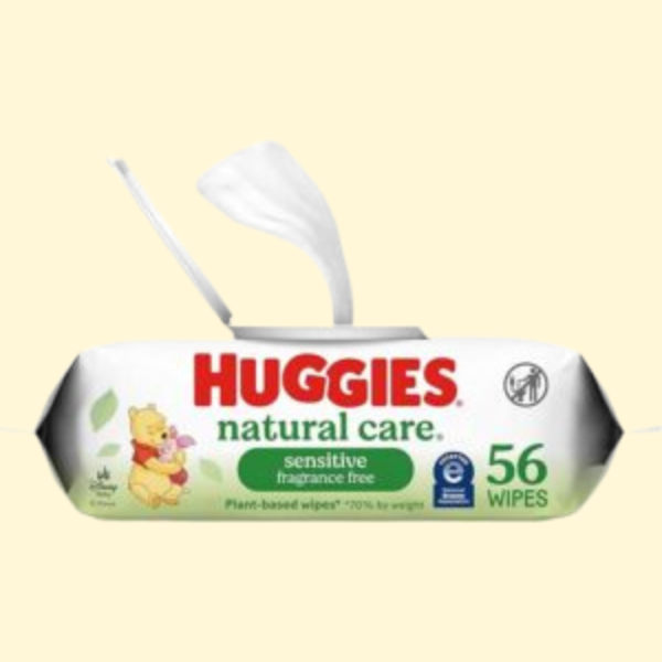 Huggies Natural Care Unscented Baby Wipes Soft Pack - 56ct