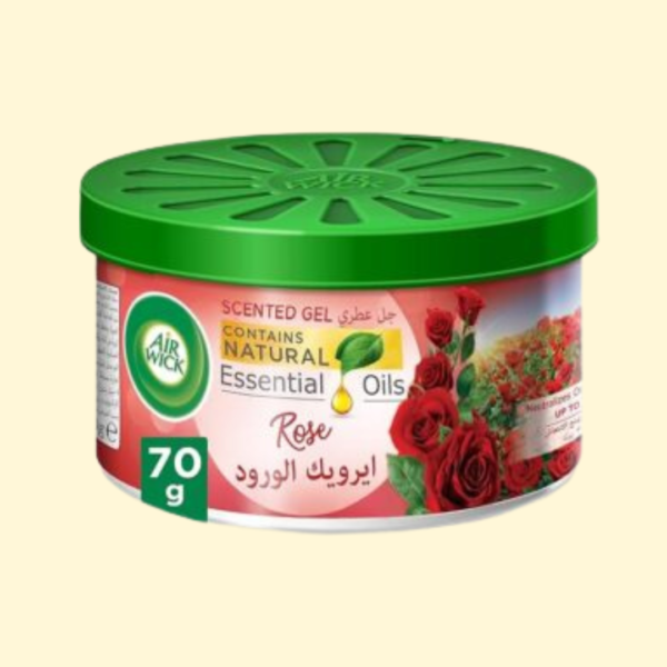 Air Wick Air Freshener Scented Gel, Rose Scent, 70g