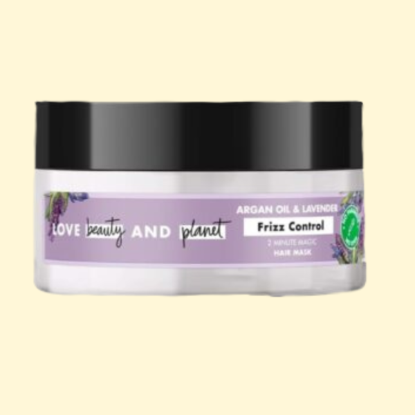 Love Beauty And Planet Argan Oil & Lavender Hair Mask, 100ml | Frizz control Hair Mask