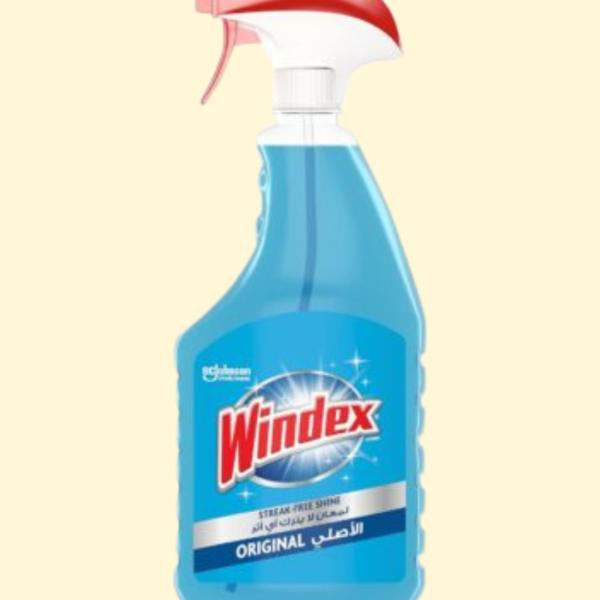 Windex Original Window & Glass Cleaner, Streak Free Shine, Works On Smudges & Fingerprints, 750ml Package design may vary