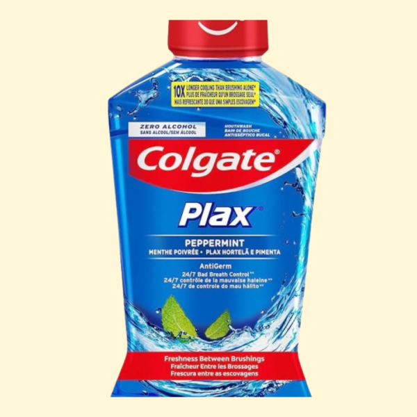 Colgate Plax Peppermint Blue, 500 mlColgate Plax Peppermint protects you against bad breath 24/7, giving you confidence all day long*. Alcohol Free. *Use twice daily. Peppermint flavour for long lasting freshness