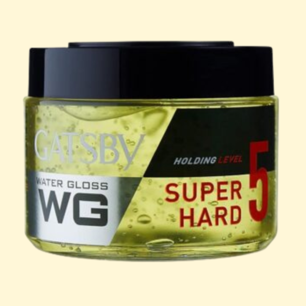 Gatsby Water Gloss Super Hard | Super Hard Setting Power That Holds Hairstyle Firmly | 300gm