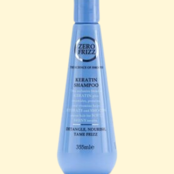 Zero Frizz Keratin Shampoo, 355 ml