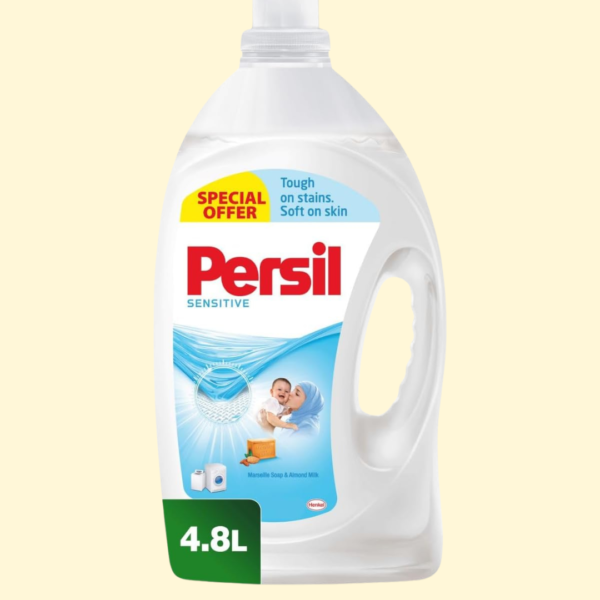 Persil Sensitive & Baby Liquid Laundry Detergent, 4.8 Litres