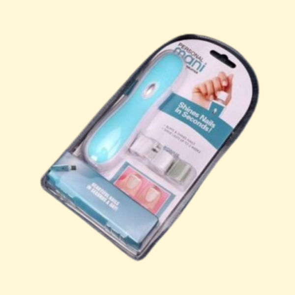 MANI Personal Nail Shinner And Buffer - Blue
