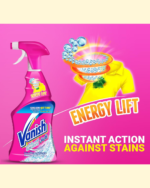 Vanish Fabric Stain Remover Oxi Action Pre Wash Spray 500ml - Image 2