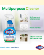 Clorox Spray Cleaners Dual Pack, Clorox Multipurpose Cleaner 750ml, Kills 99.9% Of Germs, with Bleach - Image 3